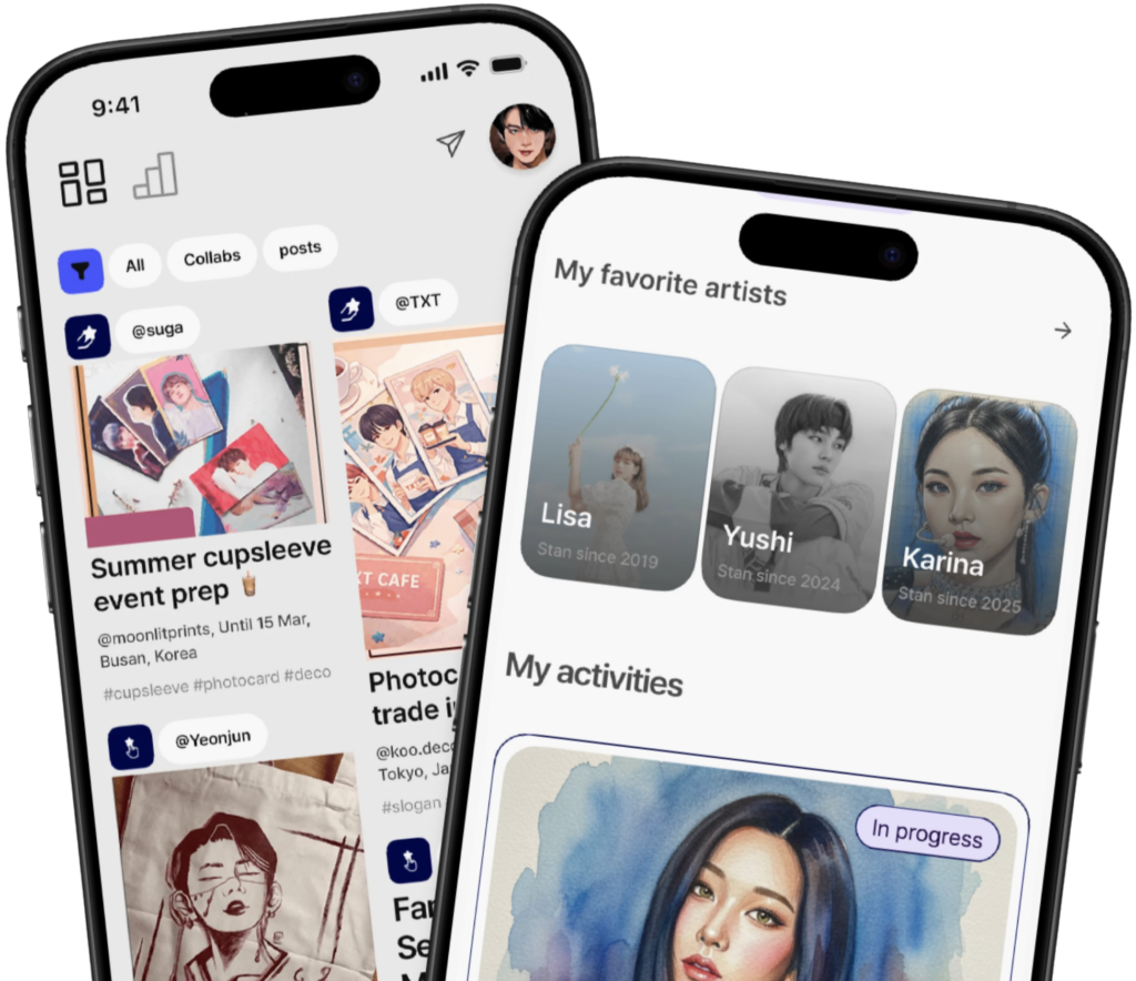 FanWork App screen shot